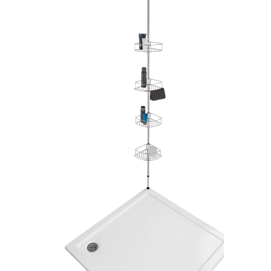 WENKO 21803100-DOLCEDO sarokpolc 31x275 cm rozsdamentes/fényes. króm