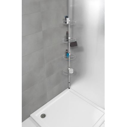 WENKO 21803100-DOLCEDO sarokpolc 31x275 cm rozsdamentes/fényes. króm