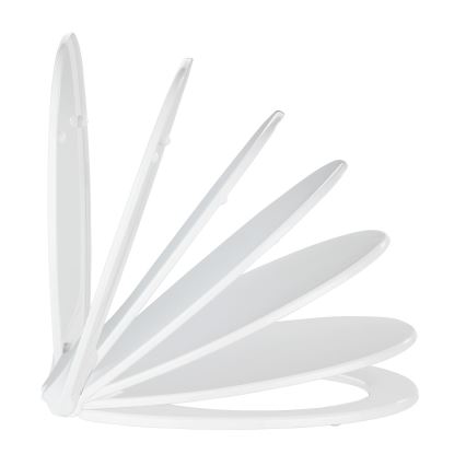 WENKO 21901100-WC ülőke KOS 44x37 cm fehér/ezüst