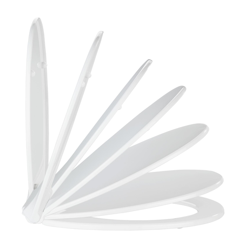 WENKO 21901100-WC ülőke KOS 44x37 cm fehér/ezüst