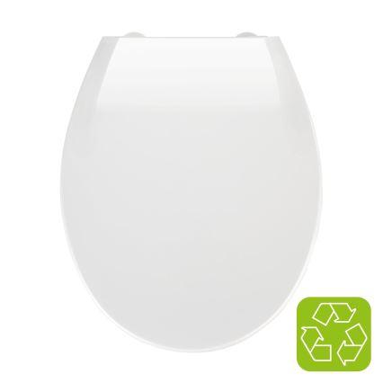 WENKO 21901100-WC ülőke KOS 44x37 cm fehér/ezüst