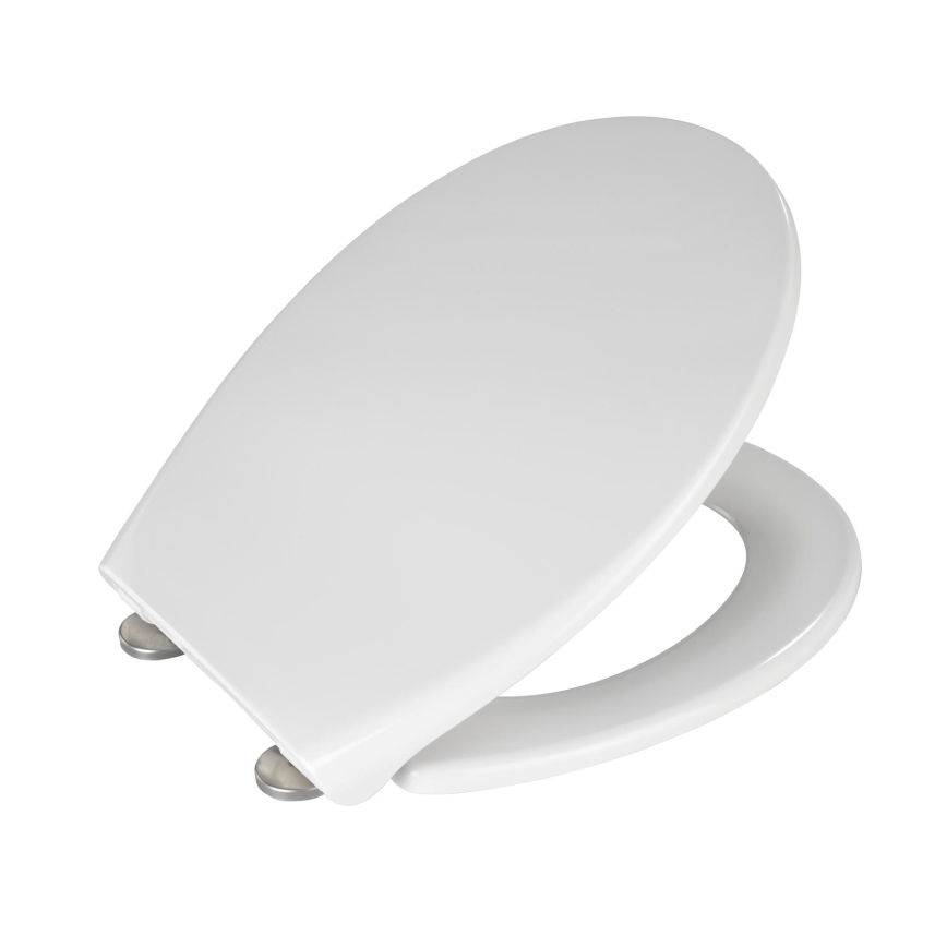 WENKO 21903100-WC SAMOS WC-ülőke 44,5x37,5 cm fehér/ezüst
