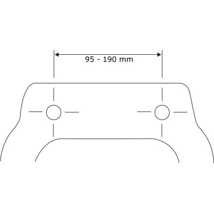 WENKO 21903100-WC SAMOS WC-ülőke 44,5x37,5 cm fehér/ezüst