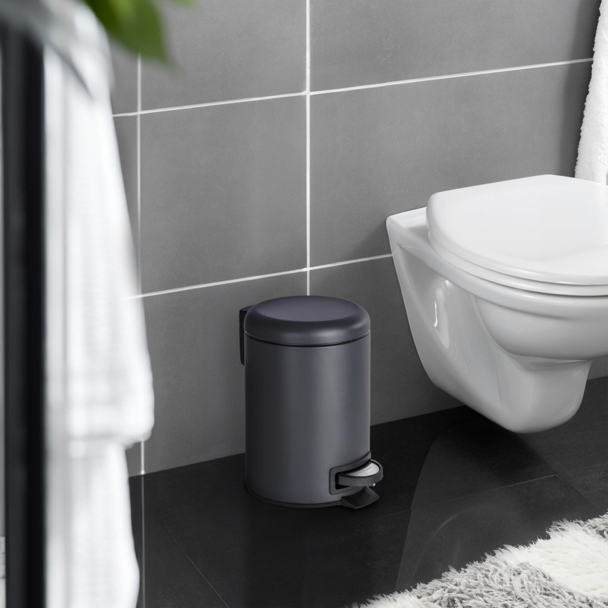 WENKO 22143800 - LEMAN kosár 17x25 cm fekete