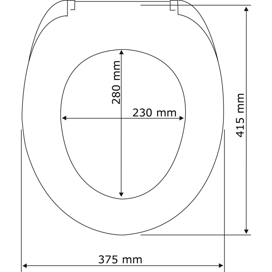 WENKO 22402100-WC ülőke SAMOS 44,5x37,5 cm szürke/ezüst