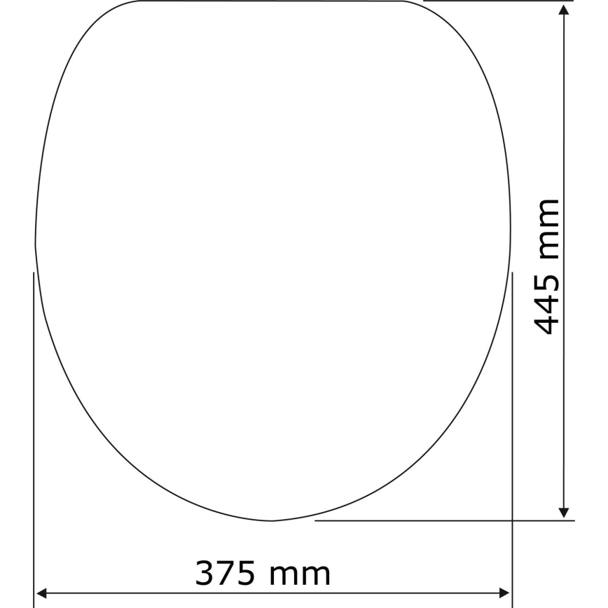 WENKO 22402100-WC ülőke SAMOS 44,5x37,5 cm szürke/ezüst