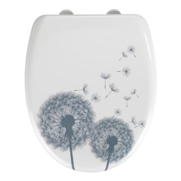 WENKO 22409100-WC-ülőke ASTERA 45x38 cm többszínű/ezüst