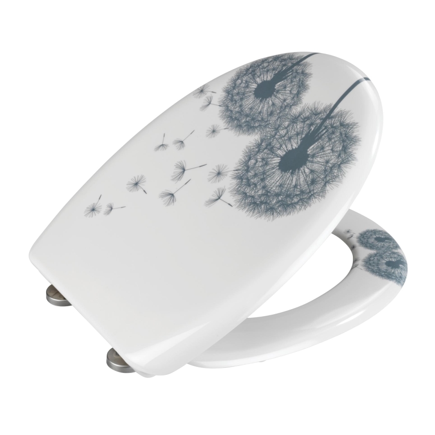 WENKO 22409100-WC-ülőke ASTERA 45x38 cm többszínű/ezüst