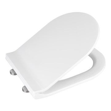 WENKO 22415100-WC-ülőke HABOS 46x36 cm fehér/ezüst