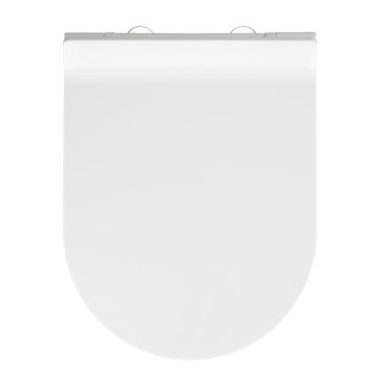 WENKO 22415100-WC-ülőke HABOS 46x36 cm fehér/ezüst