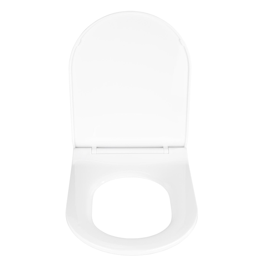WENKO 22415100-WC-ülőke HABOS 46x36 cm fehér/ezüst
