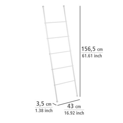 WENKO 22508100 - VIVA törölközőtartó 43x156,5 cm fehér