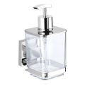 WENKO 22683100 - VACUUM-LOC QUADRO ED szappanadagoló, 7,5x16 cm, ezüst/fényes króm