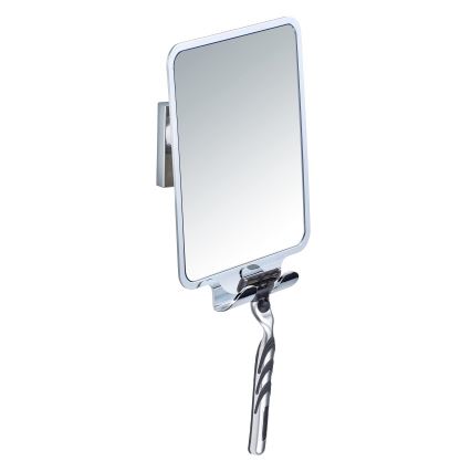 WENKO 22693100 - Kozmetikai tükör VACUUM-LOC QUADRO ED 14x19,5 cm, fényes króm