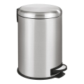 WENKO 22704100 - LEMAN szemetes 30,5x44 cm rozsdamentes acél/szatén/fekete