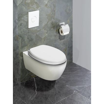 WENKO 22885100-WC ülőke URBIO 36x42,5 cm fehér/ezüst