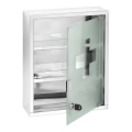 WENKO 22924100 - Elsősegélydoboz 30x40 cm rozsdamentes acél/ezüst