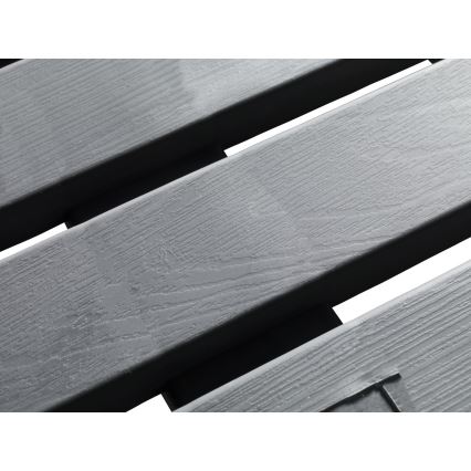 WENKO 22947100-Zuhanyszőnyeg beltéri & kültéri 55x55 cm szürke