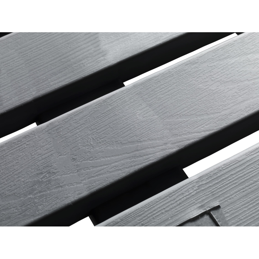 WENKO 22947100-Zuhanyszőnyeg beltéri & kültéri 55x55 cm szürke