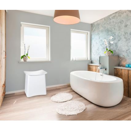 WENKO 22949100 - WING ülőke 45 x 48 cm fehér/fekete