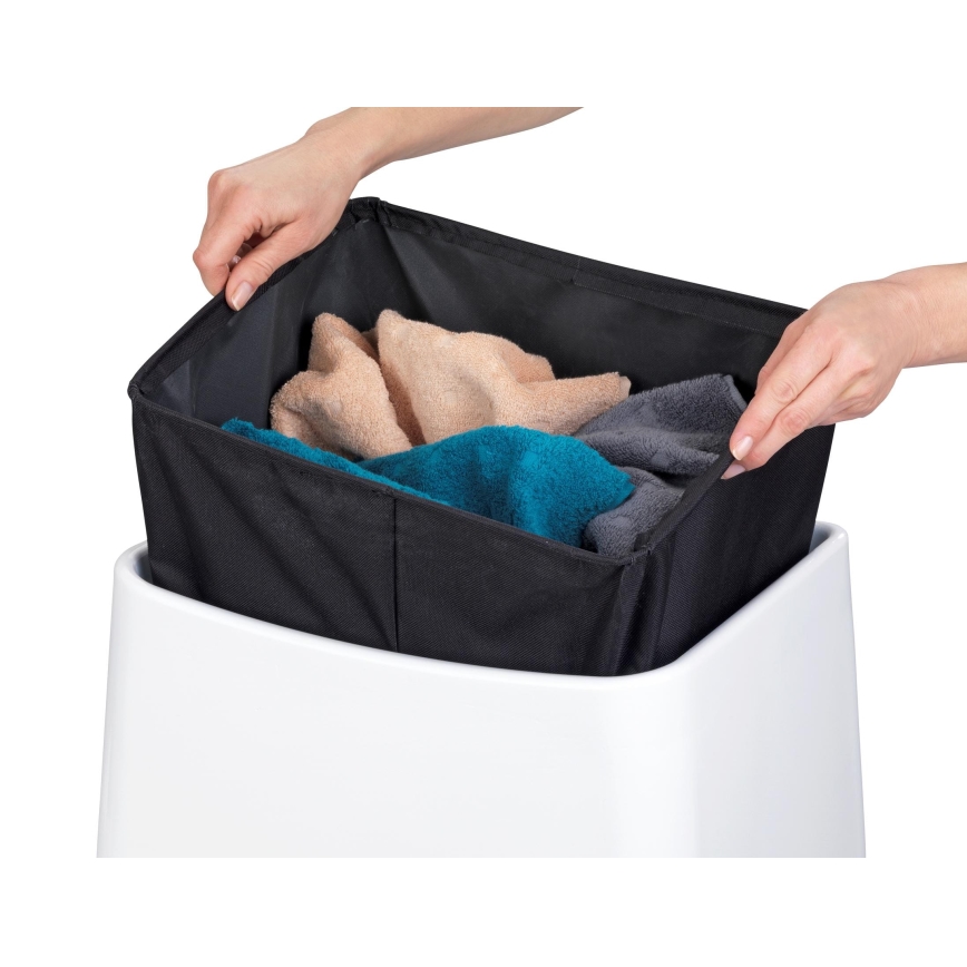 WENKO 22949100 - WING ülőke 45 x 48 cm fehér/fekete