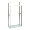 WENKO 23438100 - DEBAR törölközőtartó 20x83 cm rozsdamentes acél/szatén/fehér