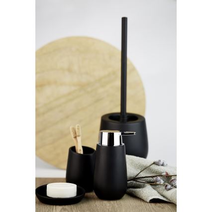 WENKO 23651800 - BADI fogkefetartó pohár 8x11 cm fekete