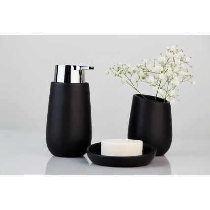 WENKO 23651800 - BADI fogkefetartó pohár 8x11 cm fekete