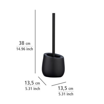 WENKO 23654800 - WC-kefe BADI 13,5x38 cm fekete
