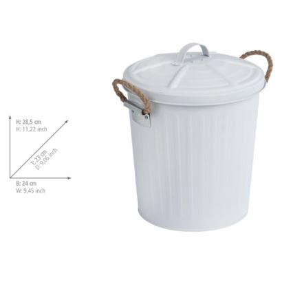 WENKO 23703100 - GARA kosár 24x28,5 cm fehér