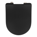 WENKO 23827100-WC WC-ülőke SEDILO 45,2x36,2 cm fekete/ezüst