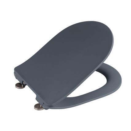 WENKO 23828100-WC ülőke SEDILO 45,2x36,2 cm szürke/ezüst