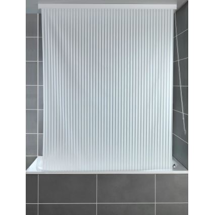 WENKO 23864100 - Zuhanyroló 132x240 cm fehér