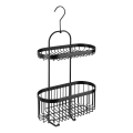 WENKO 23880100 – Polc CLASSIC PL. SCHWARZ 26,5x47 cm fekete