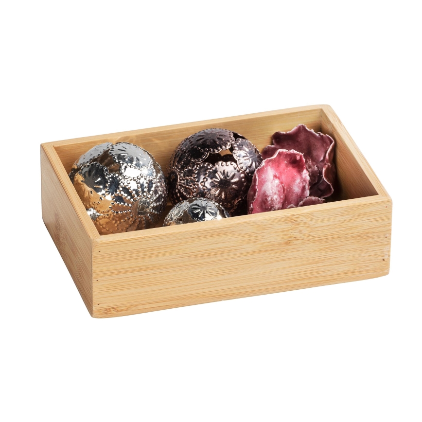 WENKO 23918100 - TERRA tálca 15x10 cm barna