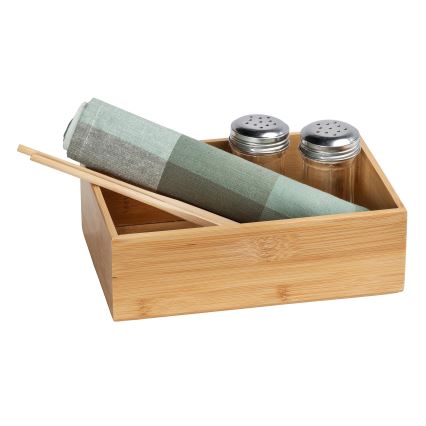 WENKO 23920100 - Tálca TERRA 22x15 cm barna