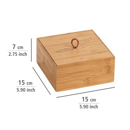 WENKO 23923100 - Box TERRA 15x7 cm barna