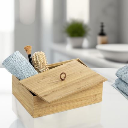 WENKO 23924800 - TERRA tárolódoboz 22x15 cm, barna