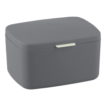 WENKO 23981100 - BARCELONA doboz 19,5 x 16 cm antracit/fényes króm