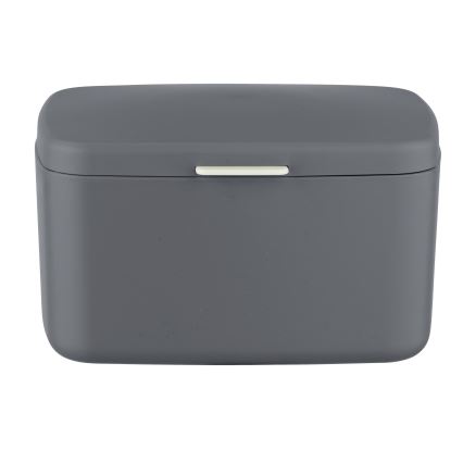 WENKO 23981100 - BARCELONA doboz 19,5 x 16 cm antracit/fényes króm