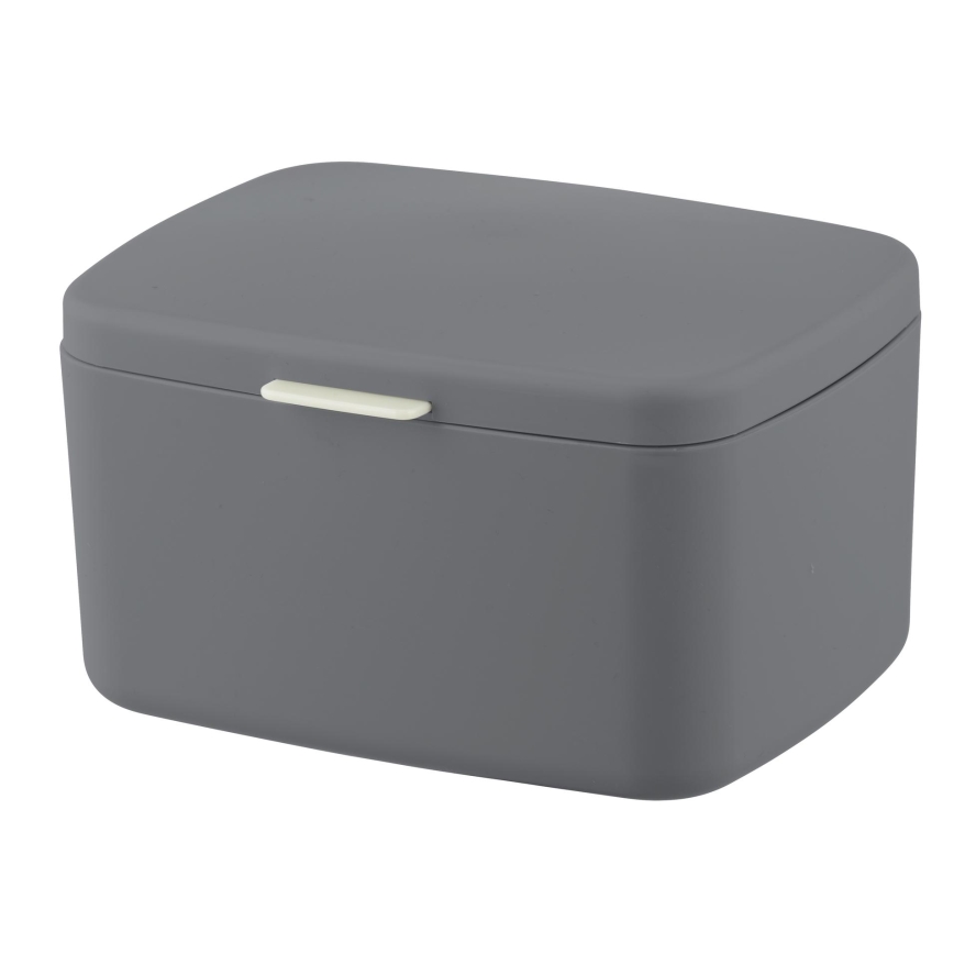 WENKO 23981100 - BARCELONA doboz 19,5 x 16 cm antracit/fényes króm