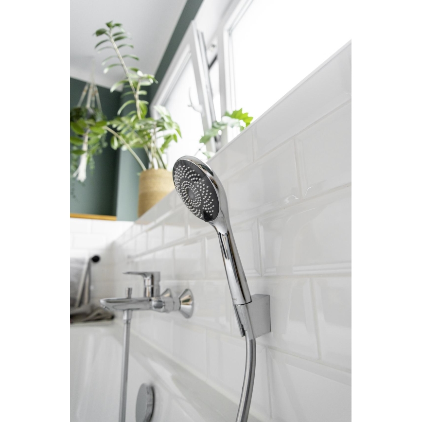WENKO 23992100 - Zuhanyfej WATERSAVING SYSTEM 9,5x9,5 cm fényes króm/szürke