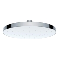 WENKO 24000100 - Zuhanyfej AUTOMATIKUS TISZTÍTÁS 22,5 x 22,5 cm fényes króm/fehér