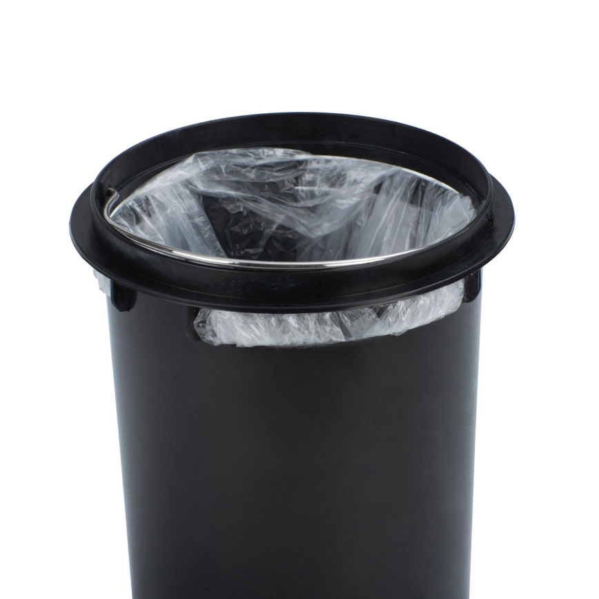 WENKO 24009800 - LEMAN szemetes 17x25 cm rozsdamentes acél/arany/fekete