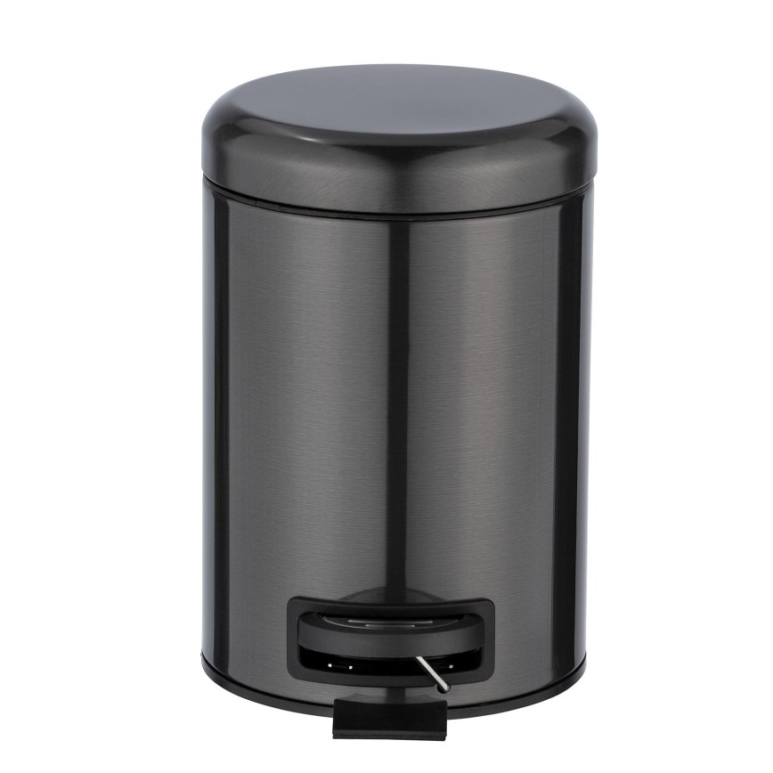 WENKO 24035100 - LEMAN kosár 17x25 cm rozsdamentes acél/fekete