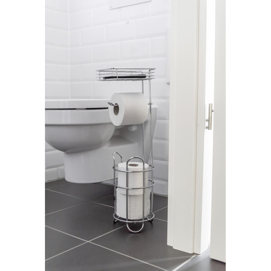 WENKO 24074800 - WC-papírtartó 16x59 cm fényes króm
