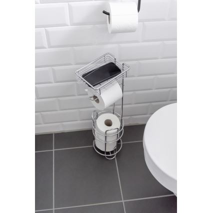 WENKO 24074800 - WC-papírtartó 16x59 cm fényes króm