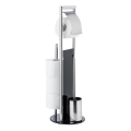 WENKO 24075800 - WC szett RAVINA 20x707 cm rozsdamentes acél/ezüst/fekete