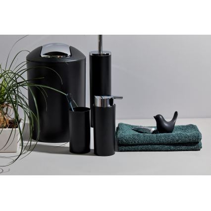 WENKO 24078800 - CALVO szett 6,5 x 13 cm, fekete/fényes króm