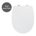 WENKO 24080800-WC WC ülőke TAVOLA 36,5x45 cm fehér/fényes. króm
